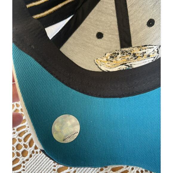 NEW Jacksonville Jaguars Reebok NFL Equipment Authentic CAP Hat Fitted OSFM - Picture 5 of 5